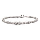 Moon Cut Bead Bangle - Graduated