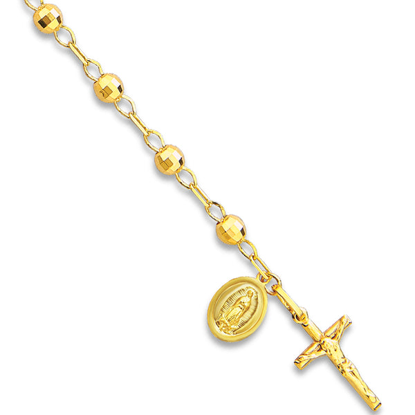 Yellow Gold Rosary Bracelet