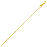 Plain Yellow Gold Cross - Medium