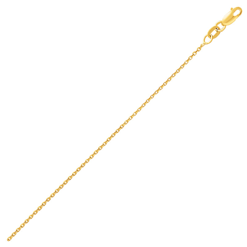 Plain Yellow Gold Cross - Medium