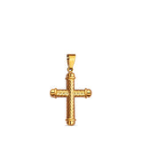 ROUNDED TIP CROSS PENDANT