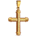 ROUNDED TIP CROSS PENDANT