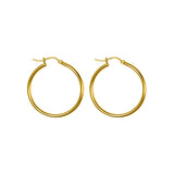 Plain Hoops Thin (30 mm)