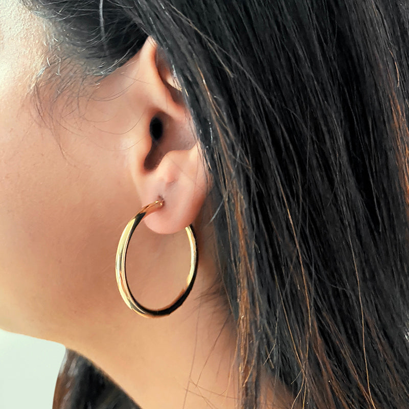 Plain Hoops Thick (35 mm)