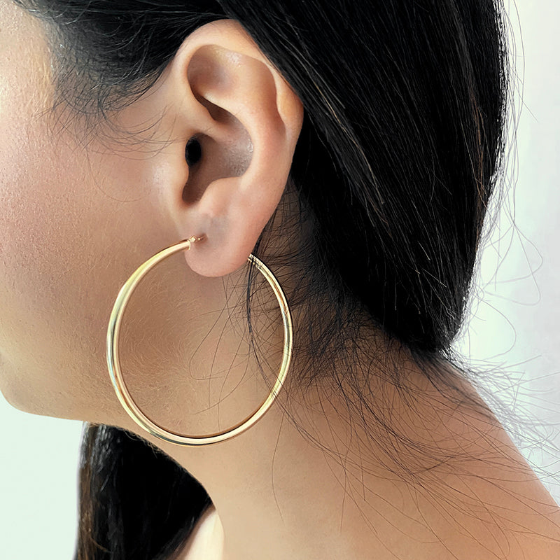 Plain Hoops Thick (55 mm)