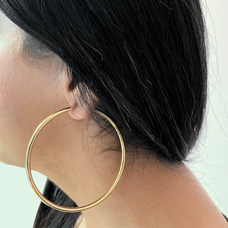 Plain Hoops Thick (70 MM)